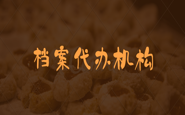 档案代办机构