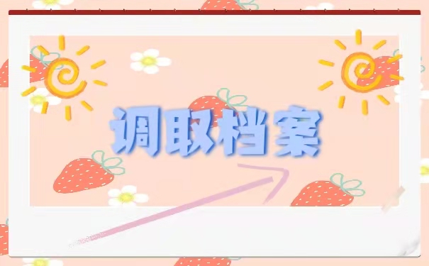 调取档案