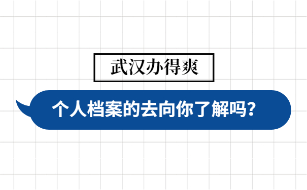 个人档案去向