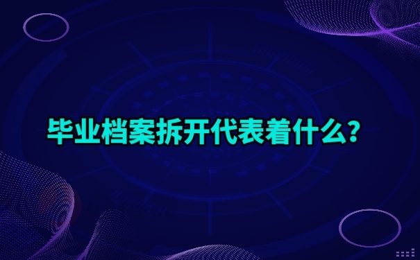 个人档案