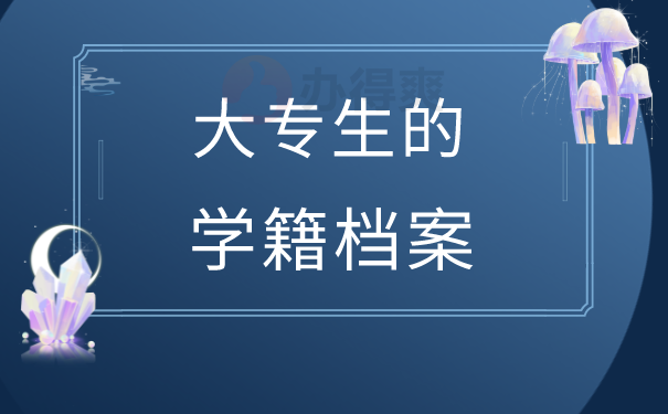 大专生的档案