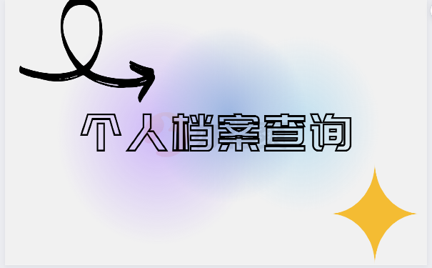 个人档案查询