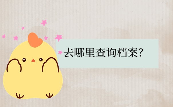 去哪里查询档案？